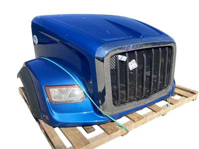 Used 2017 International HX Hood, Blue, Centerline 54.00", Part # 4059025C93