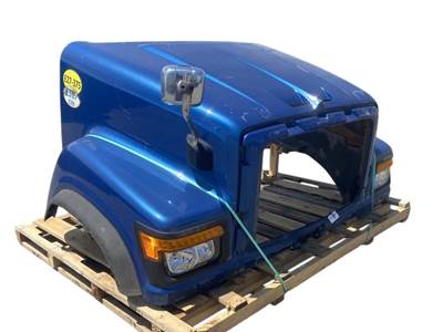 Used 2018 International HX515 Hood, Blue, Centerline 53.00", Part # 4055543C93