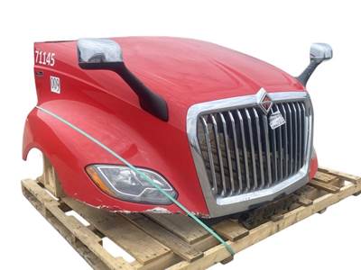 Used 2021 International LT625 Hood, Red, 54.00" Centerline, Part # 4036099C96