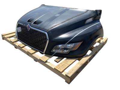 NTO International MV Hood Assembly W/O Lower Valance, Black Primer, 43" Centerline, P/N 4111300C95