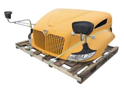 Used 2021 International School Bus Hood, Yellow, Centerline 53.00", Part # 3827436C98