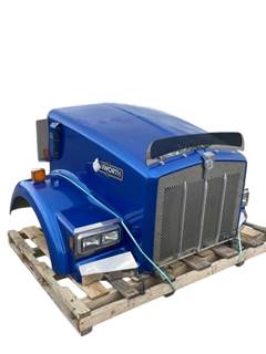 Used 1988 Kenworth T800 Hood, Blue, 66" Centerline