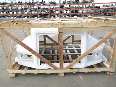 New Aftermarket Mack CH600 SBA Hood Shell w/Hinge Cross Bar