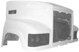 New Mack CHN613 Set Forward Axle Hood Shell