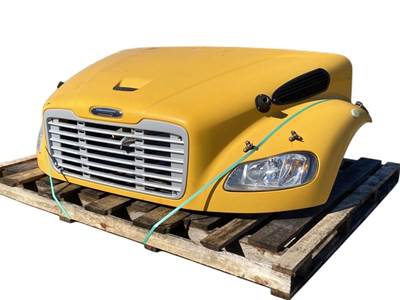 Used Thomas Built Bus Hood 38.00" Centerline Yellow, Part # A1719218010