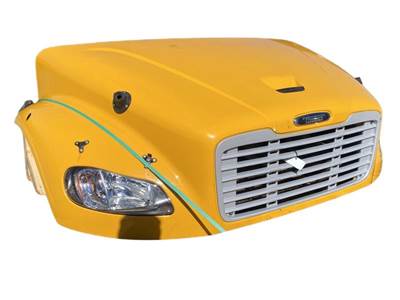 Used Thomas Built Bus Hood, Yellow, Centerline 38.00", Part # A1721139036