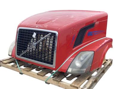 Used 2012 Volvo VNL Gen 2 Hood, Red, 56" Centerline