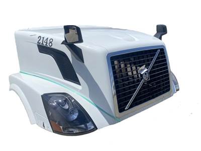 Used 2016 Volvo VNL Gen 2 Hood, White, 55" Centerline