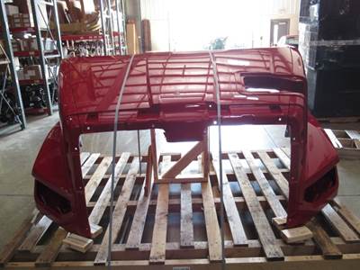 NTO Western Star 47X SBA Hood Shell, Red, 38.00" Centerline, Part # A17-21725-005