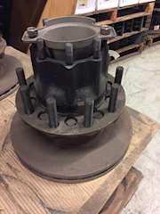 New ConMet Rear Preset Hub & Rotor Assembly