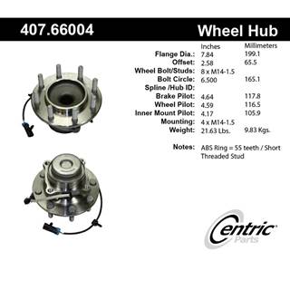 New Centric Wheel Bearing and Hub Assembly