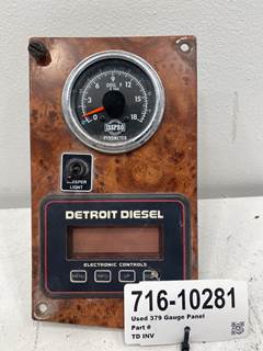 Used Peterbilt 379 Gauge Panel