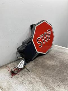 Used International School Bus Stop Sign