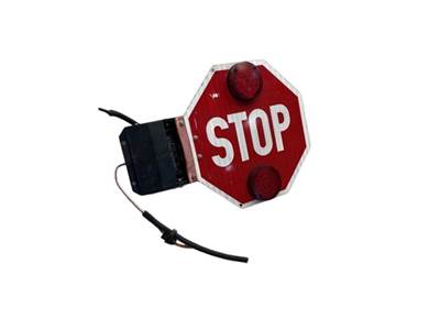 Used International School Bus Stop Sign