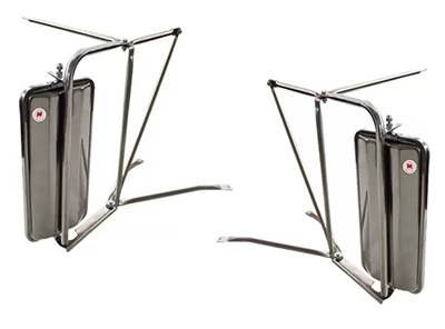 New Aftermarket Kenworth T370 Stainless Steel Mirror Set