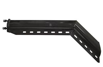 New Universal Angled Black Mud Flap Hanger Set