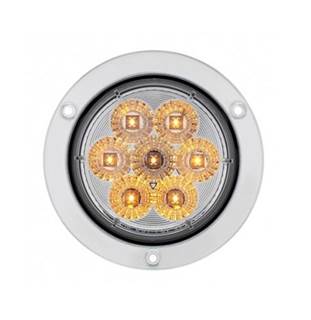 New Aftermarket Universal 4" Turn Signal Light-Amber LED, Clear Lens