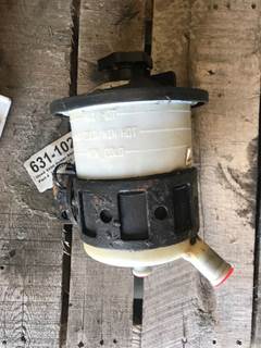 Used International 9200 Power Steering Reservoir w/ Cap, Steel Mounting Bracket