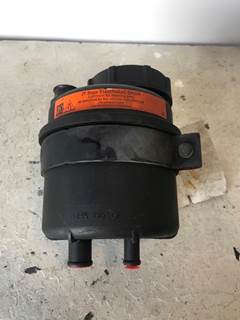 Used Volvo VNL Gen 2 Power Steering Reservoir w/ Cap, Attached Steel Mounting Bracket