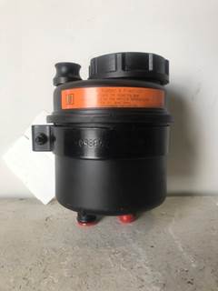 Used Volvo VNL Gen 3 Power Steering Resevoir w/ Cap, Steel Bracket