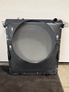 Used Freightliner Cascadia Radiator w/ Frame, Fan Shroud (2 pcs.) (fin blemish)