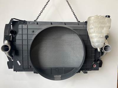 NTO International 7300 Radiator Cooling Pack w/ Fan Shroud, Coolant Reservoir, (no cap, no level sensor) A/C Condenser