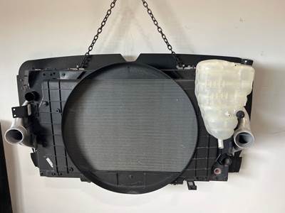 NTO International WorkStar 7300 Radiator Cooling Pack w/ Fan Shroud, Coolant Reservoir, (no cap, no level sensor), Small Fuel Cooler