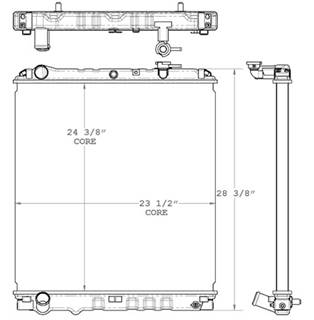 New Aftermarket Isuzu NPR Radiator