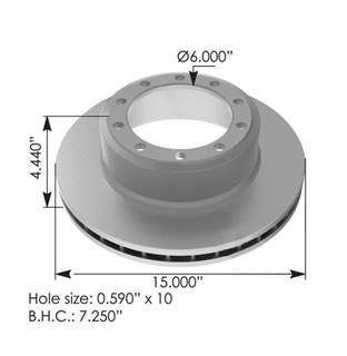 New Aftermarket Brake Rotor