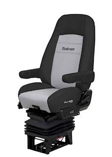 New Aftermarket Bostrom Pro Ride Black/Gray Leather High-Back Seat