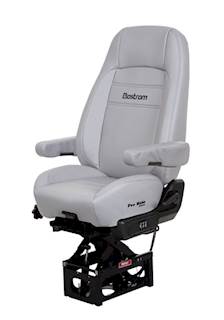 New Aftermarket Bostrom Pro Ride Gray Leather High-Back Seat