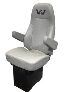 NTO Western Star Fixed Passenger Leather Seat w/ Western Star Logo