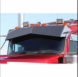 New Aftermarket Kenworth W900 13" x 8" Bowtie Blind Mount Visor