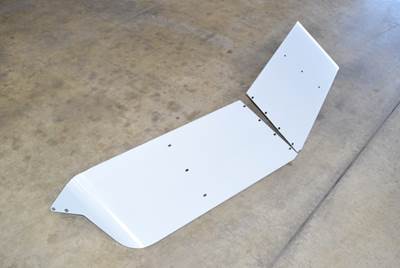 New Peterbilt 389 Exterior Sun Visor, Non-Louvered