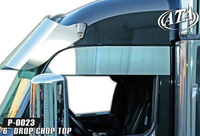 New Aftermarket Peterbilt 579 Drop Chop Top Visor