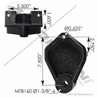 New Aftermarket Kenworth Aluminum Shackle Hanger
