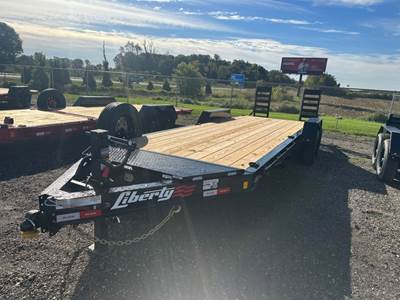 LIBERTY 22' 17,500 LB Equipment Trailer LE16K83X19+3B8KR Tag Trailer