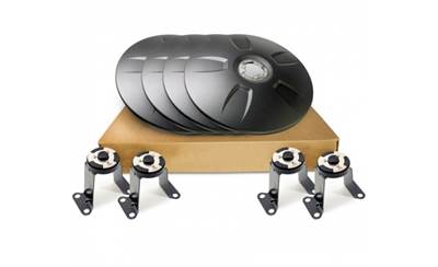 New Aftermarket Aerodynamic Wheel Cover Set