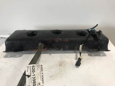 Used Volvo VNM Washer Reservoir w/ Fluid Pump, Level Sensor, Filler Neck (no cap)