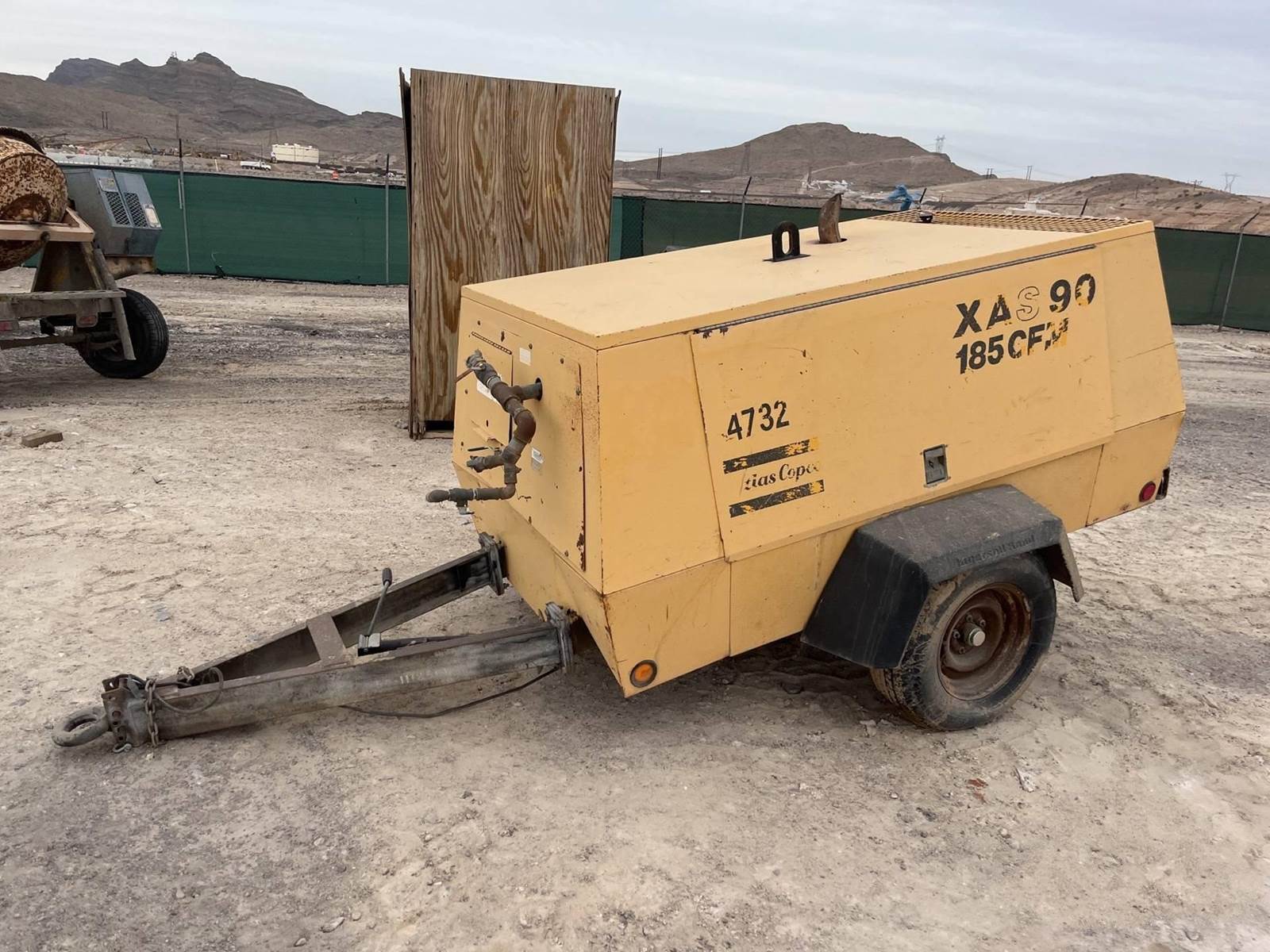 1997 Atlas Copco XAS90 Air Compressor For Sale, 4,809 Hours St