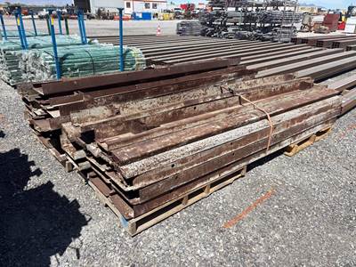 Quantity (20) Curb and Gutter Concrete Forms 10 in x 10 ft (Approx. 200 ft)