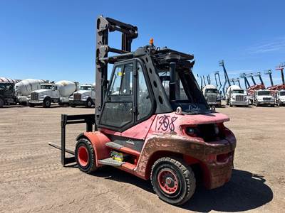 Linde H80 17500 Pneumatic Tire Forklift