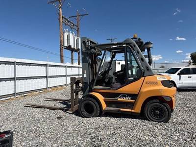 Linde H80D-02 Pneumatic Tire Forklift