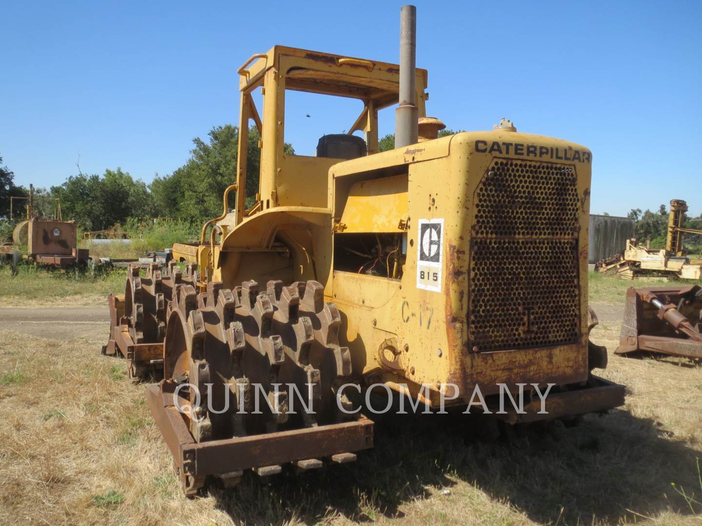 1973 Caterpillar 815 Soil Compactor For Sale Fresno, CA CU0000860