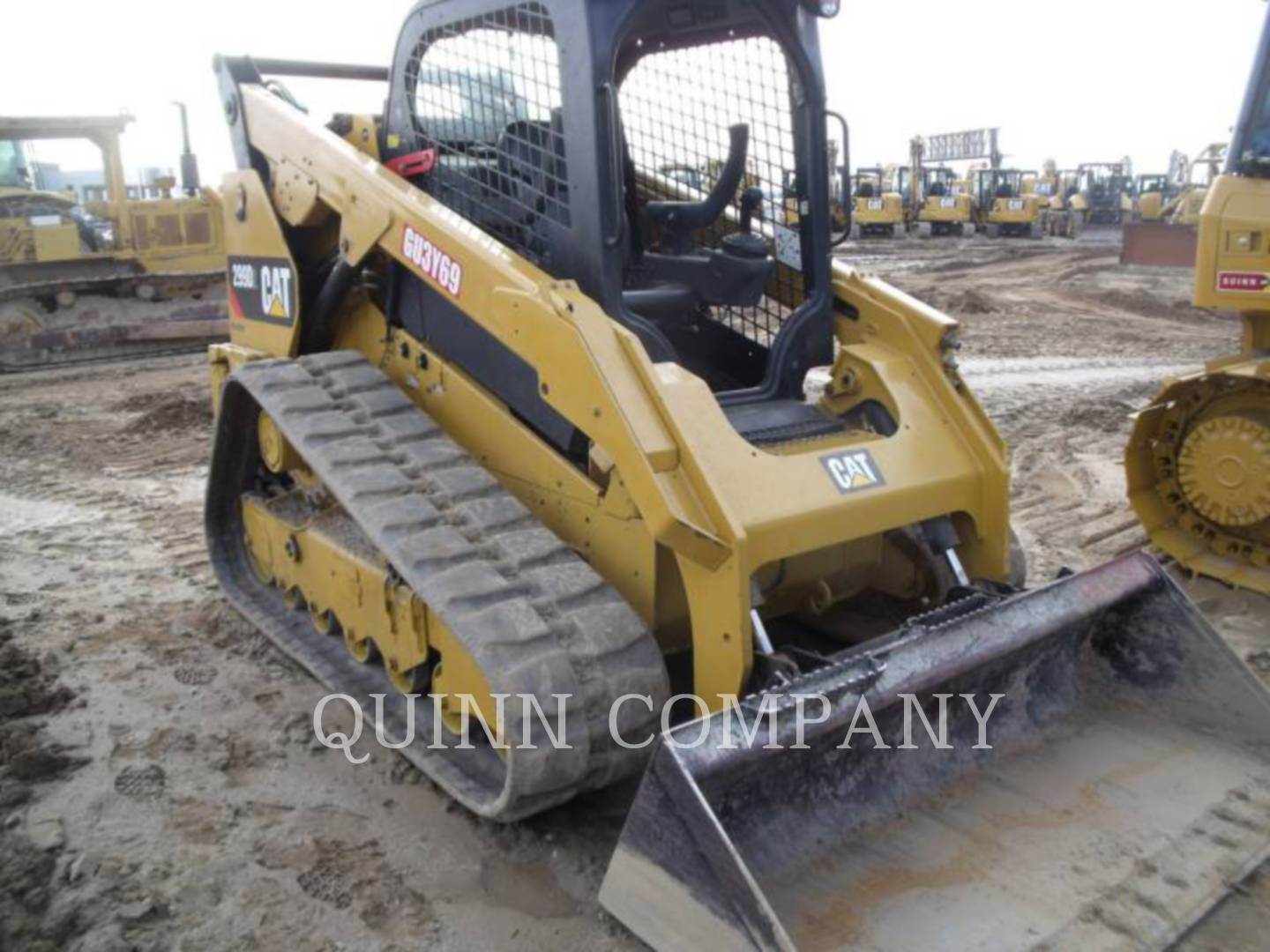 2018 Caterpillar 299D2 Track Skid Steer Loader For Sale, 1,312 Hours