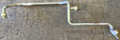 A/C line with pressure transducer switch pulled from a PACCAR truck. Part is in