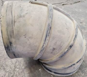 Rubber air intake boot / elbow / reducer for air cleaner pulled from a PACCAR