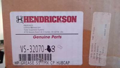 Hendrickson CP HP Grease Hubcap
Contains: Gasket and mounting hardware