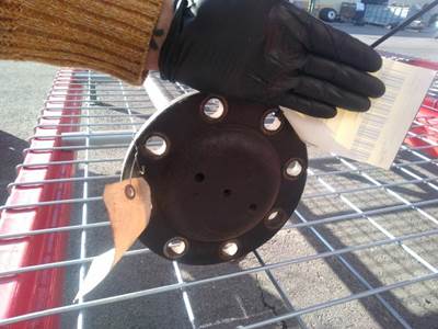 38 1/8" long, 2 1/8" in diameter, 41 splines, 8 1/2" flange 7" bolt pattern. It