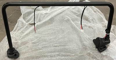 Left side heated mirror arm / bracket for a Freightliner. Part is new in box,